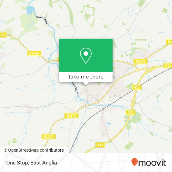 One Stop, 26 Town Green Wymondham Wymondham NR18 0PW map