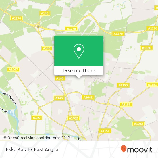 Eska Karate, Burton Road Norwich Norwich NR6 6 map