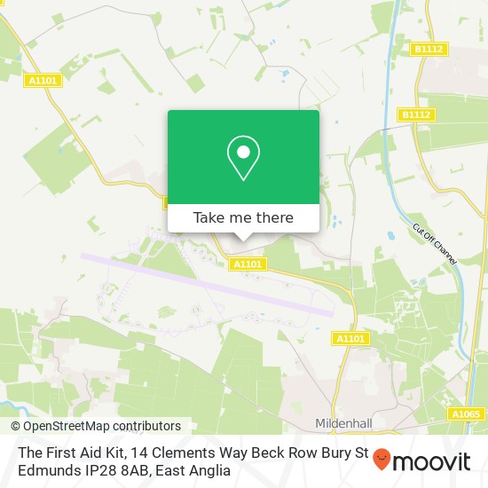 The First Aid Kit, 14 Clements Way Beck Row Bury St Edmunds IP28 8AB map