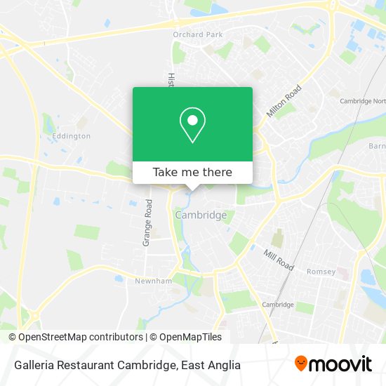 Galleria Restaurant Cambridge map