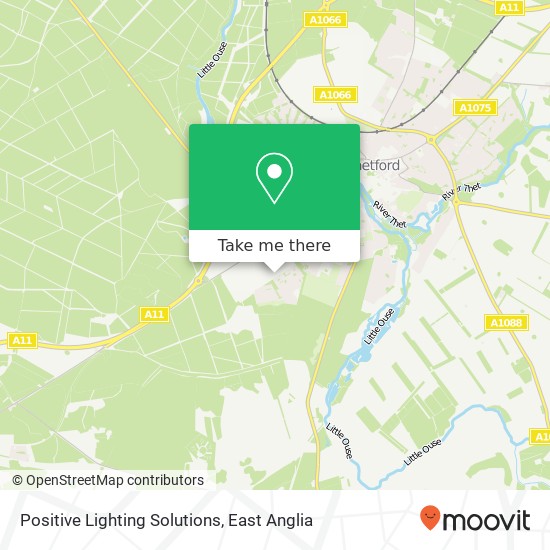 Positive Lighting Solutions, 10 Napier Place Thetford Thetford IP24 3RL map