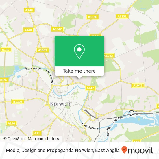 Media, Design and Propaganda Norwich, Mousehold Street Norwich Norwich NR3 1NP map
