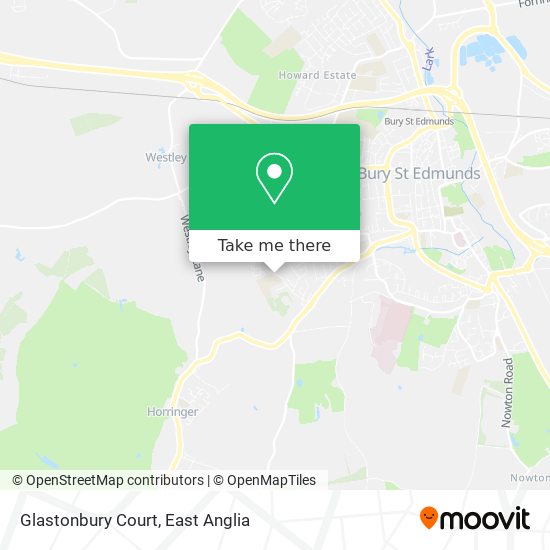 Glastonbury Court map