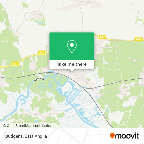 Budgens map