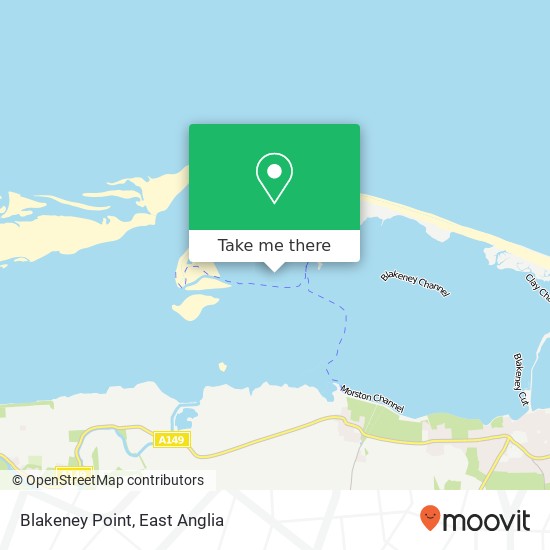 Blakeney Point map