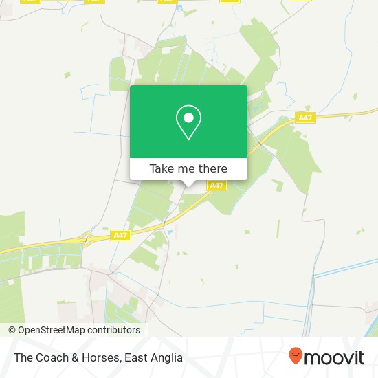 The Coach & Horses map