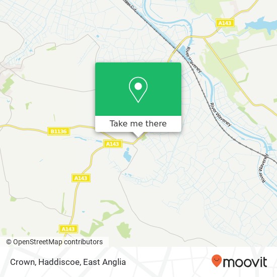 Crown, Haddiscoe map