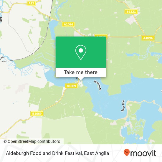 Aldeburgh Food and Drink Festival map