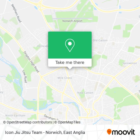 Icon Jiu Jitsu Team - Norwich map