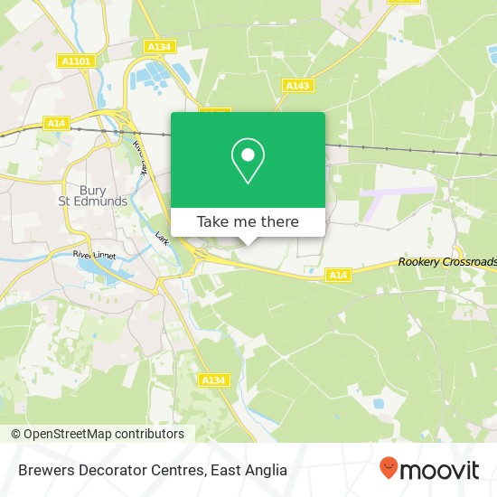 Brewers Decorator Centres, Greyfriars Road Bury St Edmunds Bury St Edmunds IP32 7 map