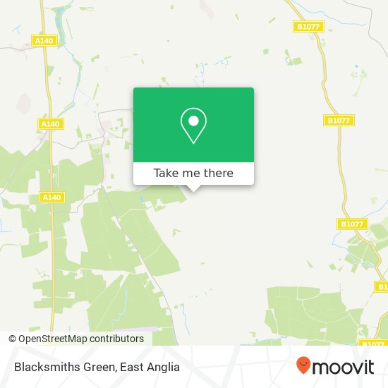 Blacksmiths Green map