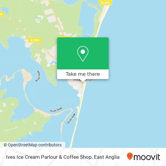 Ives Ice Cream Parlour & Coffee Shop, 160 High Street Aldeburgh Aldeburgh IP15 5AQ map