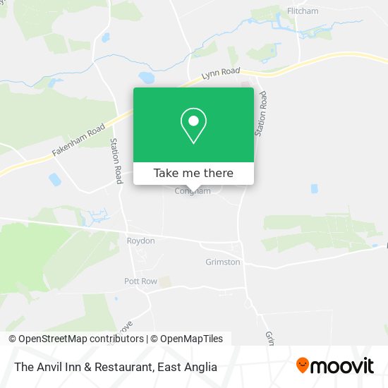 The Anvil Inn & Restaurant map