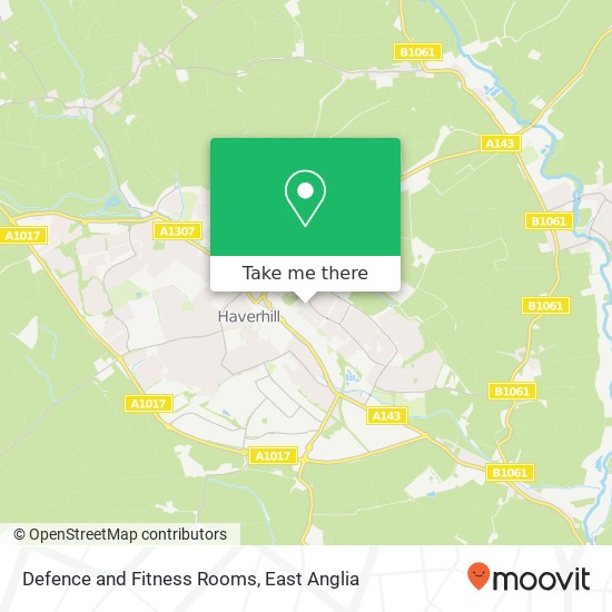 Defence and Fitness Rooms, Strasbourg Square Haverhill Haverhill CB9 0 map