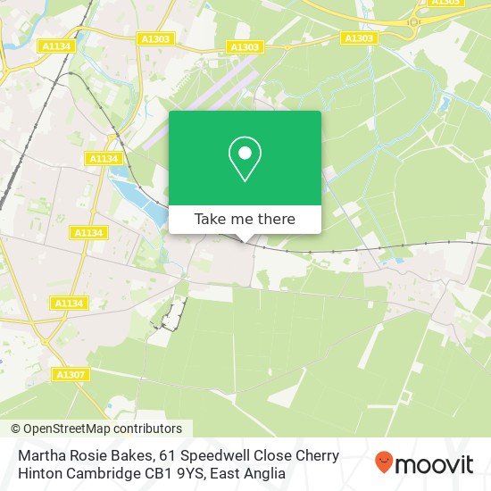 Martha Rosie Bakes, 61 Speedwell Close Cherry Hinton Cambridge CB1 9YS map