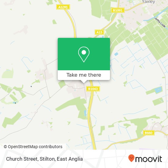 Church Street, Stilton map