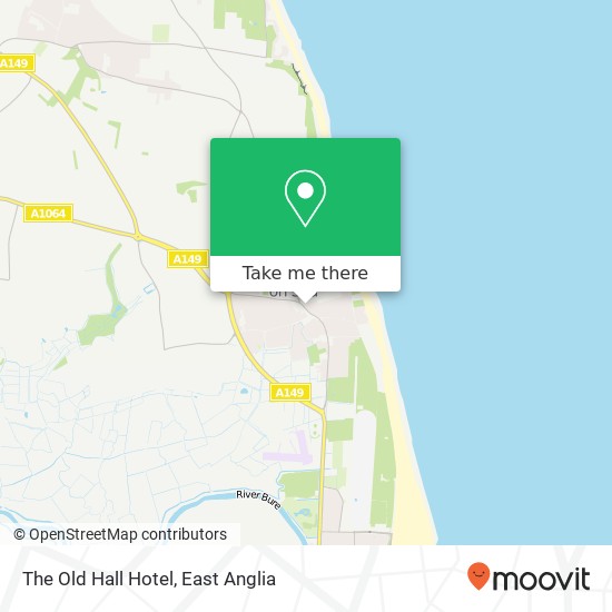 The Old Hall Hotel, High Street Caister on Sea Great Yarmouth NR30 5 map