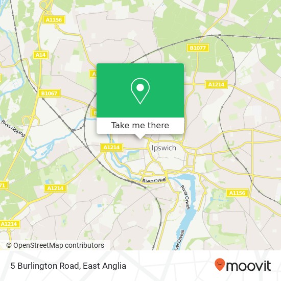 5 Burlington Road, Ipswich Ipswich map