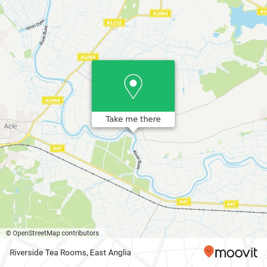 Riverside Tea Rooms map