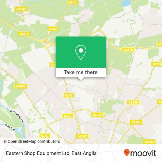 Eastern Shop Equipment Ltd, Anson Road Norwich Norwich NR6 6 map