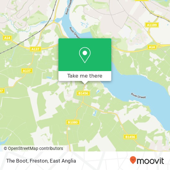 The Boot, Freston map