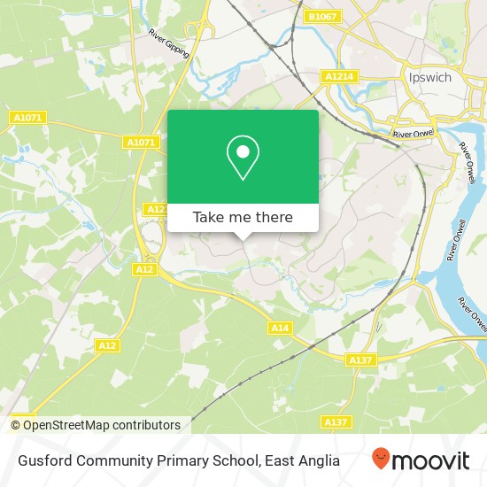 Gusford Community Primary School, Sheldrake Drive Ipswich Ipswich IP2 9LQ map