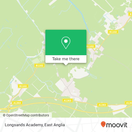 Longsands Academy, Hall Farm Cottages Lode Cambridge CB25 9 map