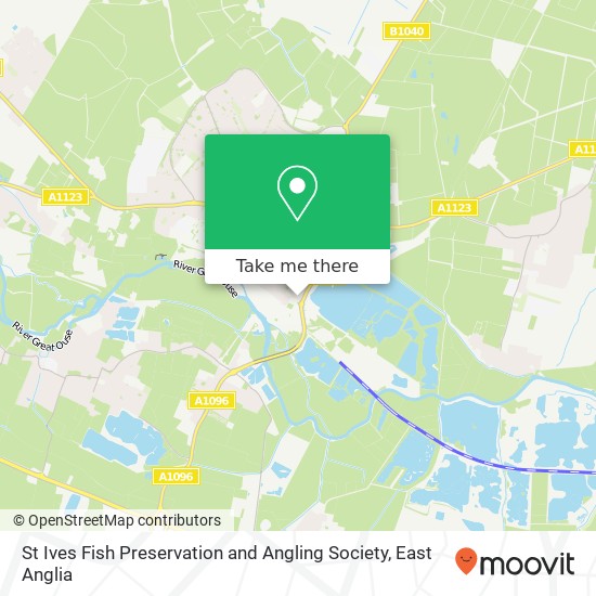 St Ives Fish Preservation and Angling Society, Meadow Close St Ives St Ives PE27 5FZ map