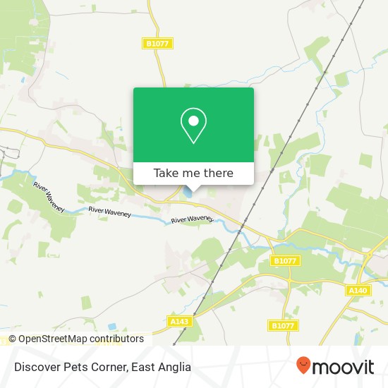 Discover Pets Corner, Mere Street Diss Diss IP22 4 map
