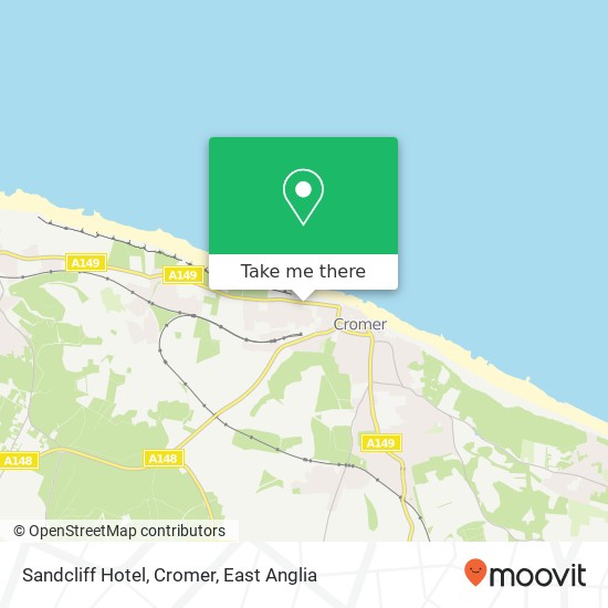 Sandcliff Hotel, Cromer, 37 Runton Road Cromer Cromer NR27 9 map