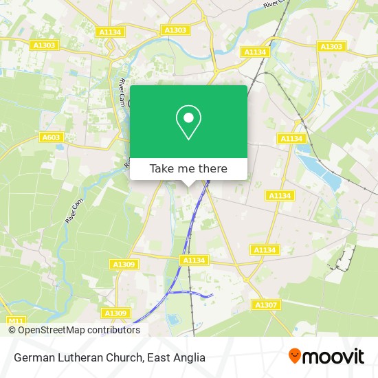 German Lutheran Church map