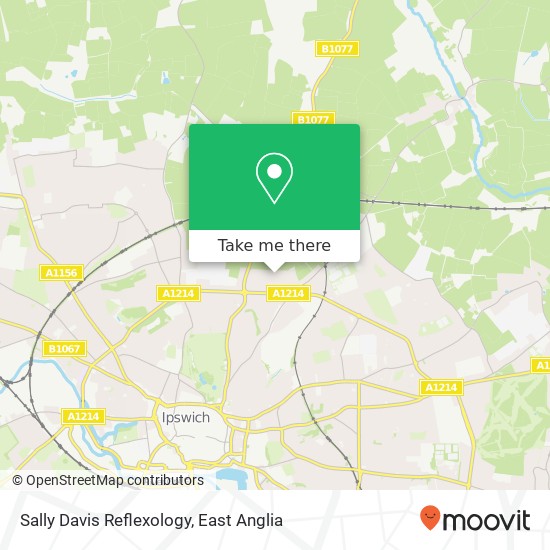 Sally Davis Reflexology, Bromeswell Road Ipswich Ipswich IP4 3 map