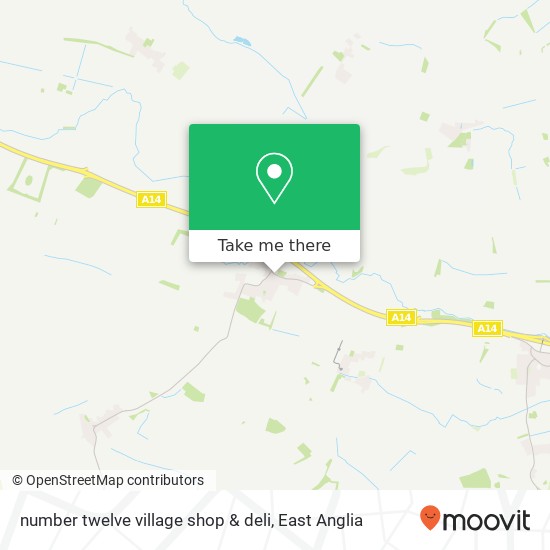 number twelve village shop & deli map