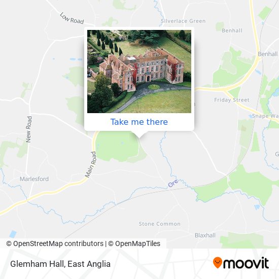 Glemham Hall map