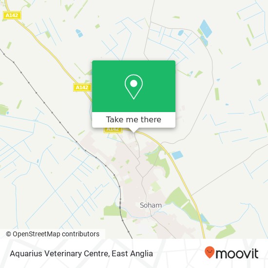 Aquarius Veterinary Centre, Soham Ely map