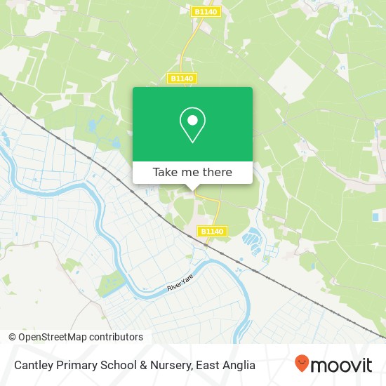 Cantley Primary School & Nursery map