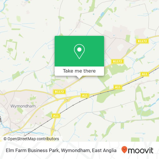Elm Farm Business Park, Wymondham map