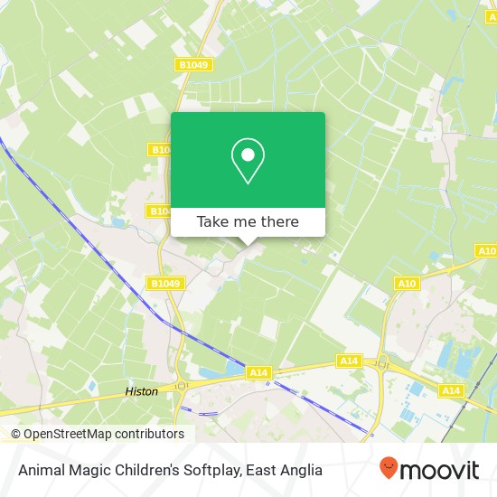 Animal Magic Children's Softplay, Milton Road Impington Cambridge CB24 9 map