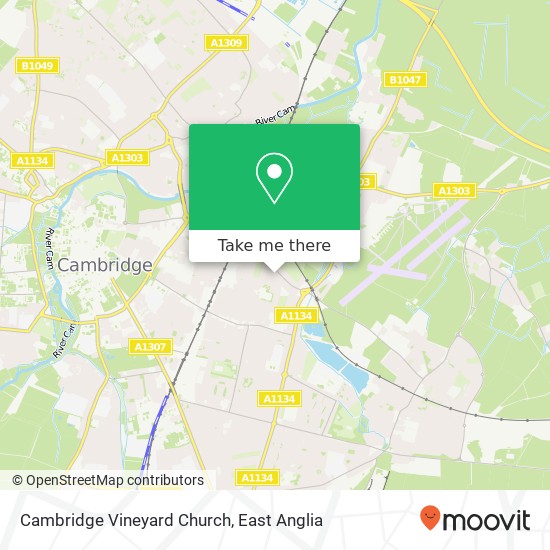 Cambridge Vineyard Church, 151 Vinery Road Cambridge Cambridge CB1 3 map