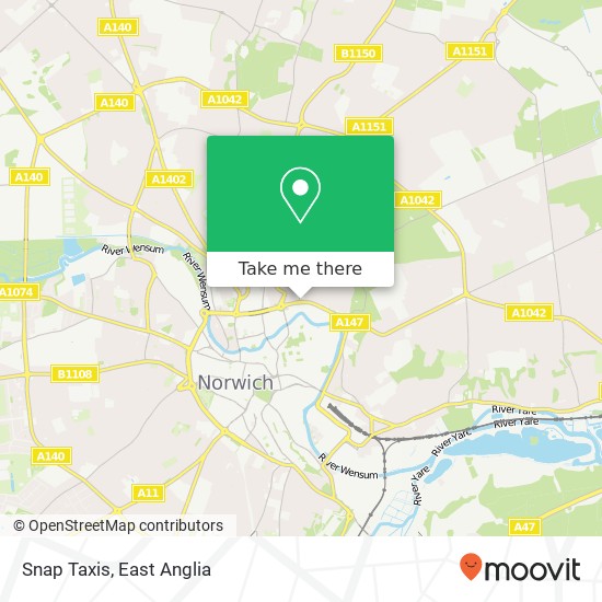 Snap Taxis map