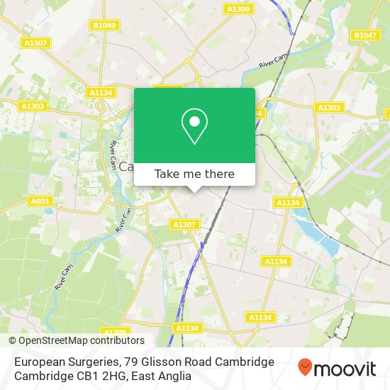 European Surgeries, 79 Glisson Road Cambridge Cambridge CB1 2HG map