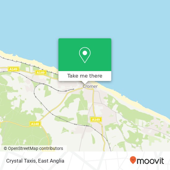 Crystal Taxis map