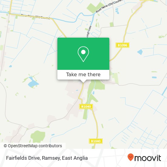 Fairfields Drive, Ramsey map