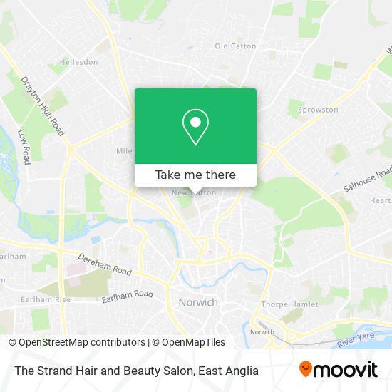 The Strand Hair and Beauty Salon map