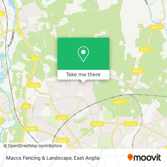 Maccs Fencing & Landscape map