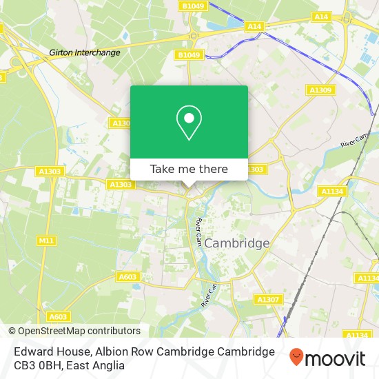 Edward House, Albion Row Cambridge Cambridge CB3 0BH map