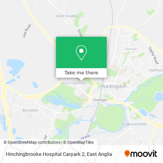 Hinchingbrooke Hospital Carpark 2 map