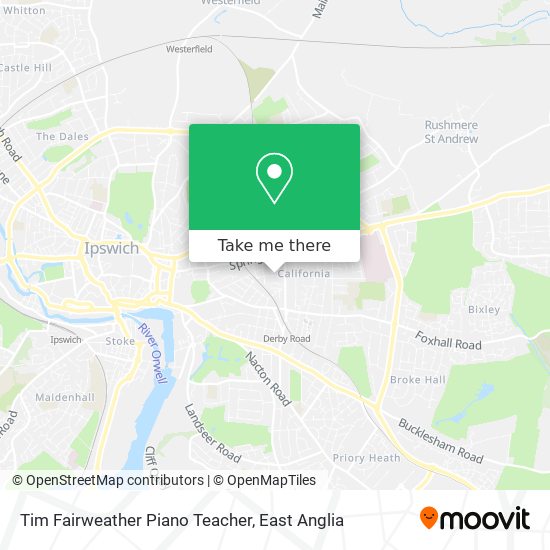 Tim Fairweather Piano Teacher map