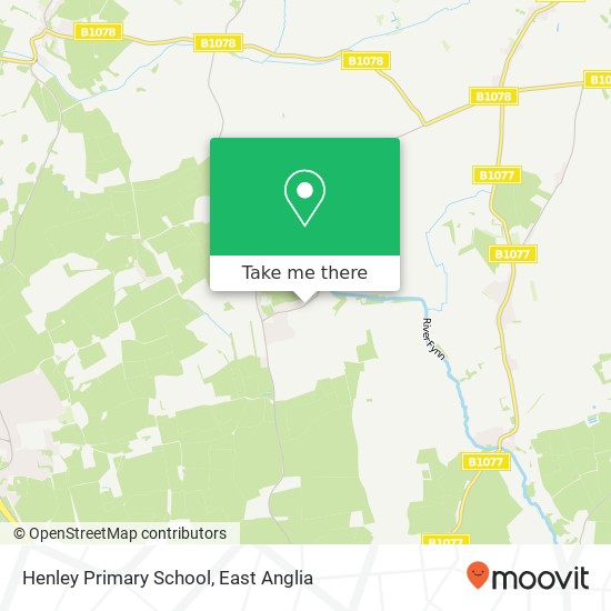 Henley Primary School, Ashbocking Road Henley Ipswich IP6 0 map