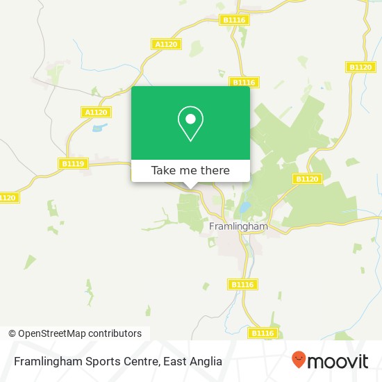 Framlingham Sports Centre, Saxtead Road Framlingham Woodbridge IP13 9HE map